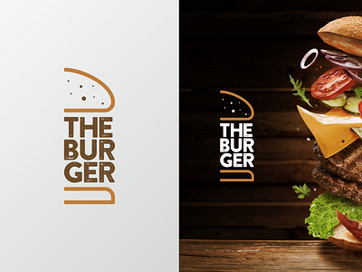 The Burger branding burger design graphicdesign graphicdesigner identity logo logoconcept logodaily logodesigner logodesigns logoideas logolearn logolove restaurant