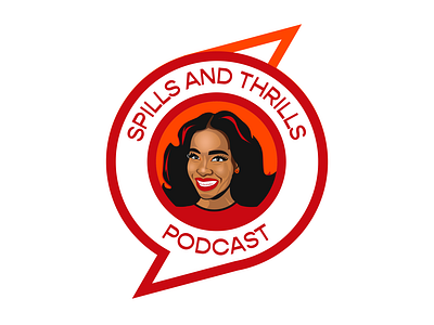 Logo Design: Spills and Thrills Podcast