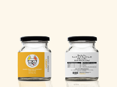 Jar Label Packaging Design graphic design label packaging