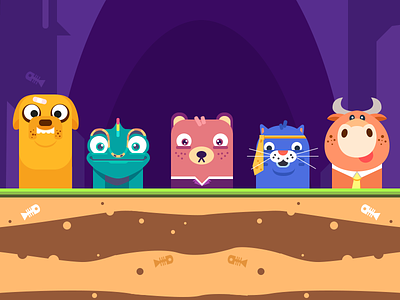 Zoo app game ui