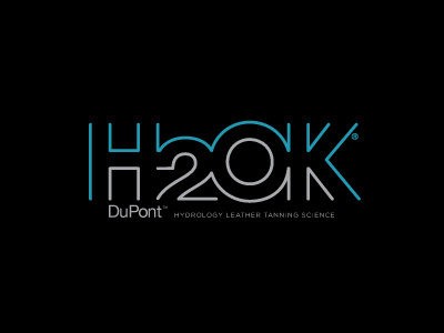 H2OK branding identity logo technology typography water