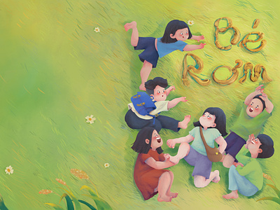 Be Rom - Children Book Cover illustration