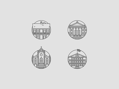 Louisiana Landmark Icons, Part 3 brand icon icons landmark louisiana vector