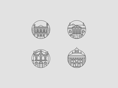 Louisiana Landmark Icons, Part 4 brand icon icons landmark louisiana vector