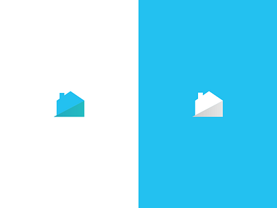 Home Logo blue brand gradient home house logo mark