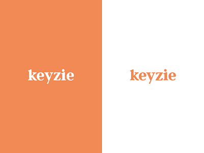 Keyzie Logo brand home identity keyzie logo logotype real estate spacetime type wordmark