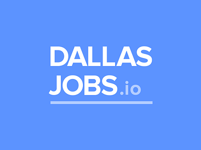 DallasJobs.io dallas hire job board jobs logo spacetime web
