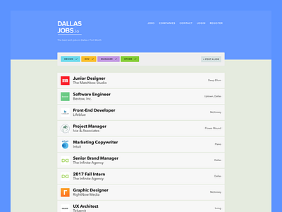 DallasJobs.io Website