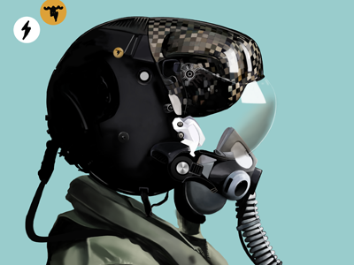 Flight Helmet flight helmet illustration military photoshop wip