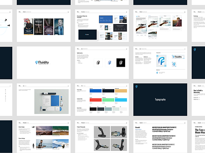 Fluidity Tech Brand Guideline Booklet