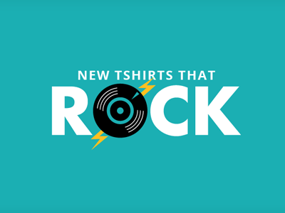 New Tshirts That Rock disc music t shirt tshirt type typography vinyl