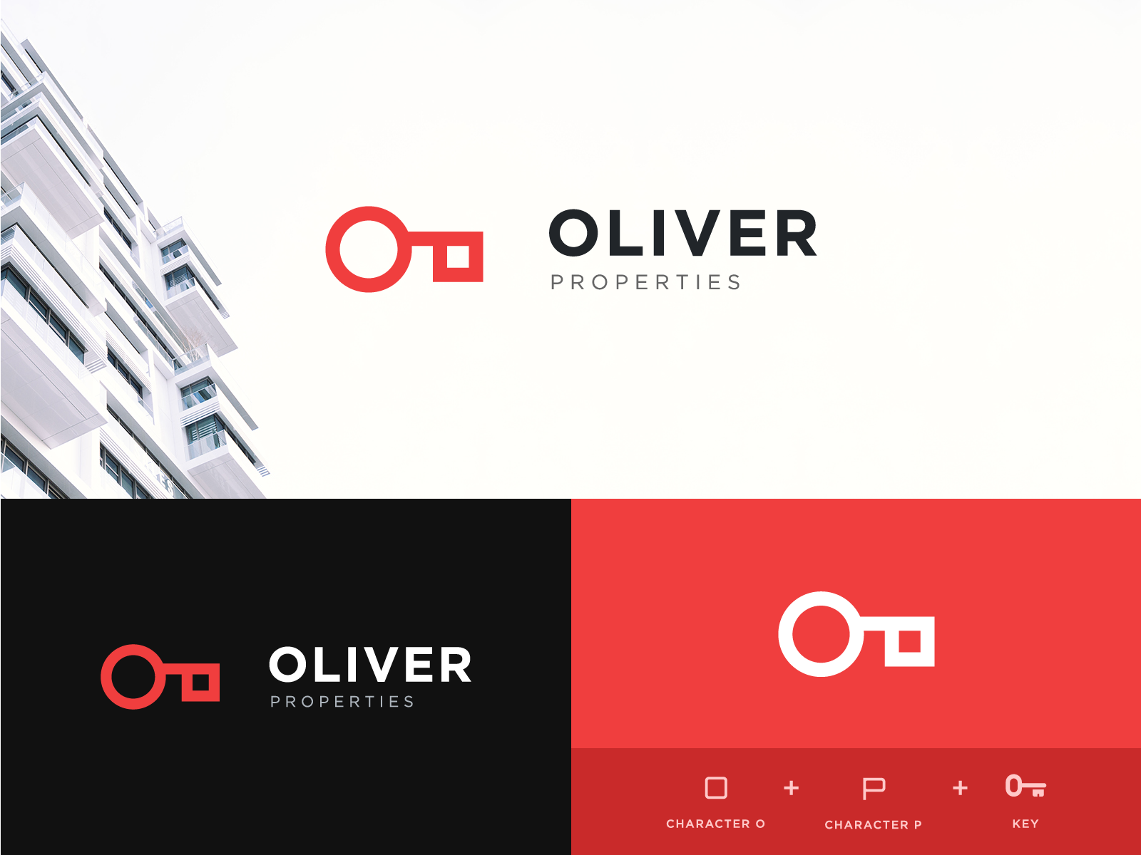 Oliver Properties Real Estate Logo by Saurabh Sonawane on Dribbble