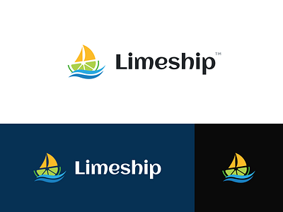 Limeship logo concept clean design lime lime green limeship logo logodesign modern ship software startup