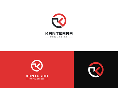 Kanterra logo proposal clean company logo minimal modern monogram trailer vector
