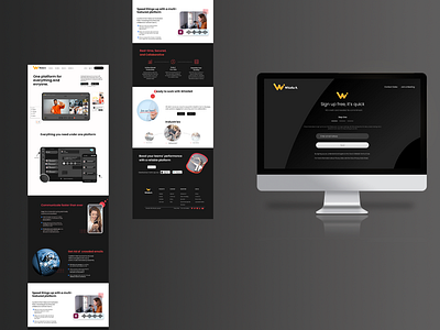 Communication Web Ui/UX Design