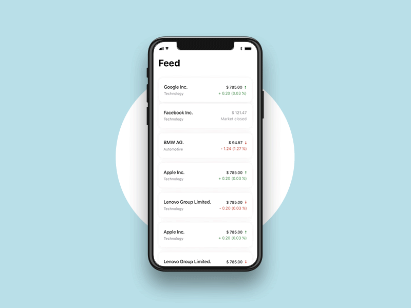 VegaScroll - iPhone 10, iOS 11 feed design interface tiles app open source animation ux ui slider iphone 8 ios 11