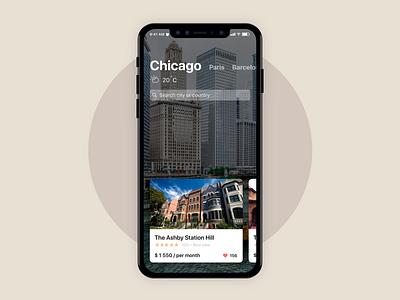 House Rent IOS Application Concept