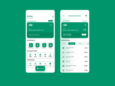 Payment Banking App app banking bankingapp branding card moblieapp money payment ui ux