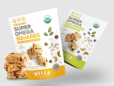 Wella Super Omega Squares - Combo Pack | Easy Healthy Cookies