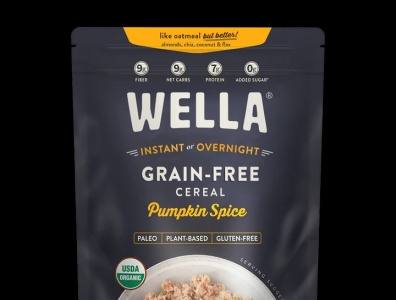Nutrient-Packed, Flavorsome, Grain-Free Cereal Pouches best organic protein bars bestveganbreakfastcereals cranberrypecanoatmeal grain free cereal overnightpumpkinspiceoats