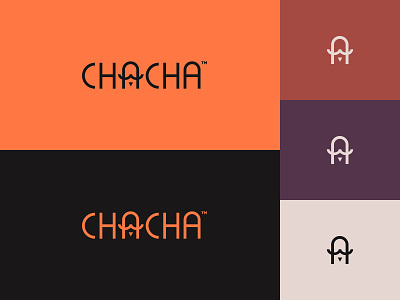 Chacha branding design icon illustration logo minimalist typography
