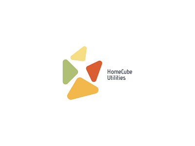 HomeCube brand identity branding design graphic design illustration logo logo design minimal logo sketch ui ux vector