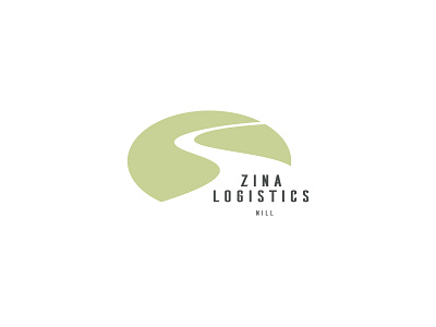 Zina Logistics brand brand identity branding design graphic design illustration logo logo design minimal logo minimalist modern logo sketch typography ui ux vector