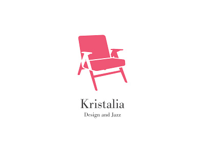 Kristalia furniture company logo branding chair chair logo design furniture furniture logo graphic design illustration logo minimal logo minimalist modern logo sketch typography ui ux vector