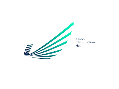 Global Infrastructure Hub brand identity branding company logo design graphic design illustration logo minimal logo minimalist modern logo sketch typography ui ux vector