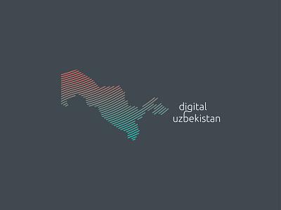 Digital Uzbekistan logo design