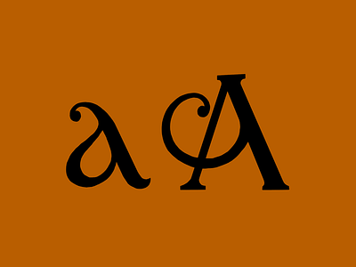 Lettered Upper and Lowercase A’s a design lettering lettering design letters