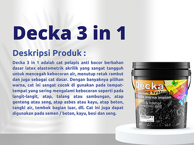 Design Decka 3 in 1 branding graphic design product design