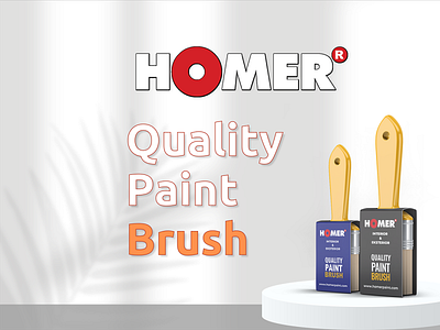 Design Homer Paint Brush branding design graphic design product design