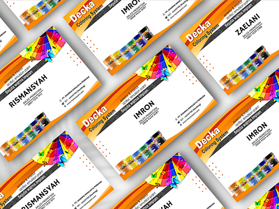 Design Bussines Card Decka branding design graphic design illustration product design