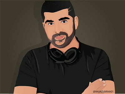 Shaan puri vector art portrait adobeillustrator design digitalart graphic design illustration vector vectorportrait