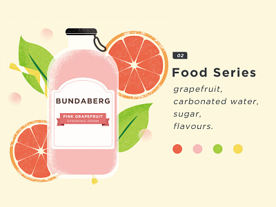 Food Series 02. Bundaberg illustration.