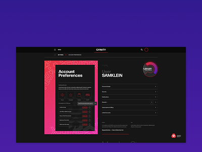 Gfinity esports library user flow
