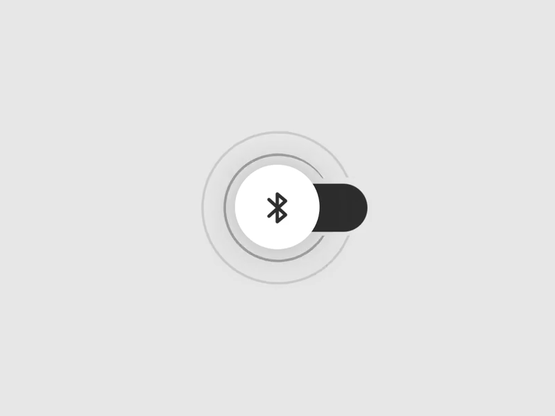Daily UI Challenge #015 On/Off Switch animated bluetooth challenge dailyui element interaction off on ono slider switch