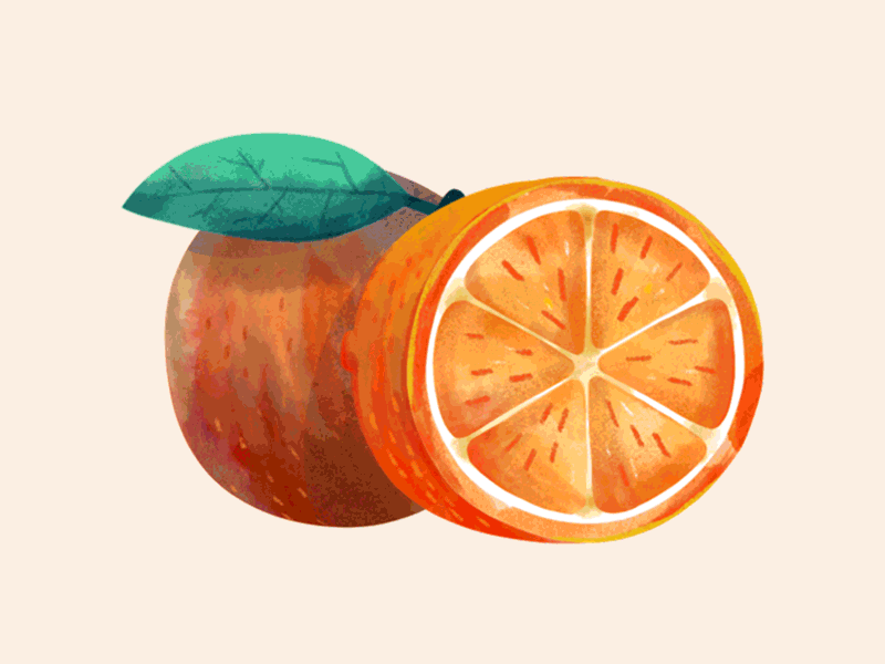 Some Fruits apple carrot challenge dailyui fruit illustration illustrator mango orange raspberry