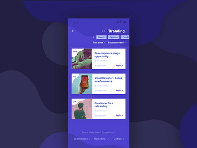 Daily UI Challenge #50 Job Listing