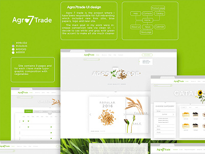 Agro Website agro clean green leave minimal seed ui ux web website wheat white