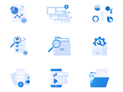 Special package of icons for Simpacta add app branding diagram folder icon icon set icons illustration logo paint search settings typography vector
