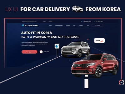 UX UI FOR CAR DELIVERY design ui ux