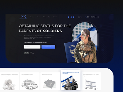 UX UI ✡︎ for a lawyer from Israel design ui ux