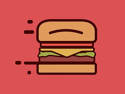 Fast Burger bezews draw fast burger fast food illustration