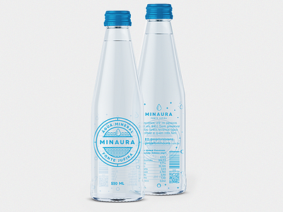 Água Minaura - Bottle water conception