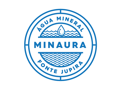 Água Minaura bezews blue design icon logo minaura nature pictogram water water brand água