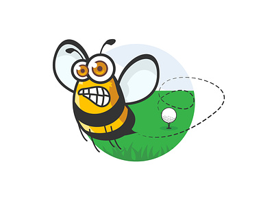 Bee the Ball bee the ball branding design freepsd illustration logo logo design logo design branding logo design concept vector