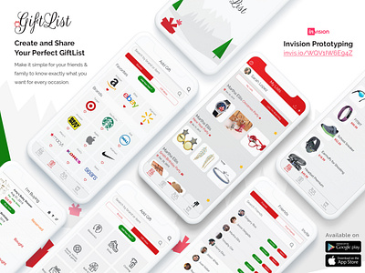 My GiftList App Design