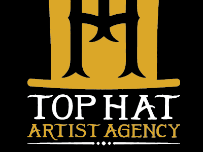 Top Hat Artist Agency identity hand lettering identity illustration lettering logo micron monogram sharpie typography victorian